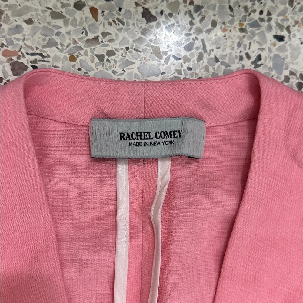 Rachel Comey Ventosa light pink midi maxi dress 6 linen blend sleeveless